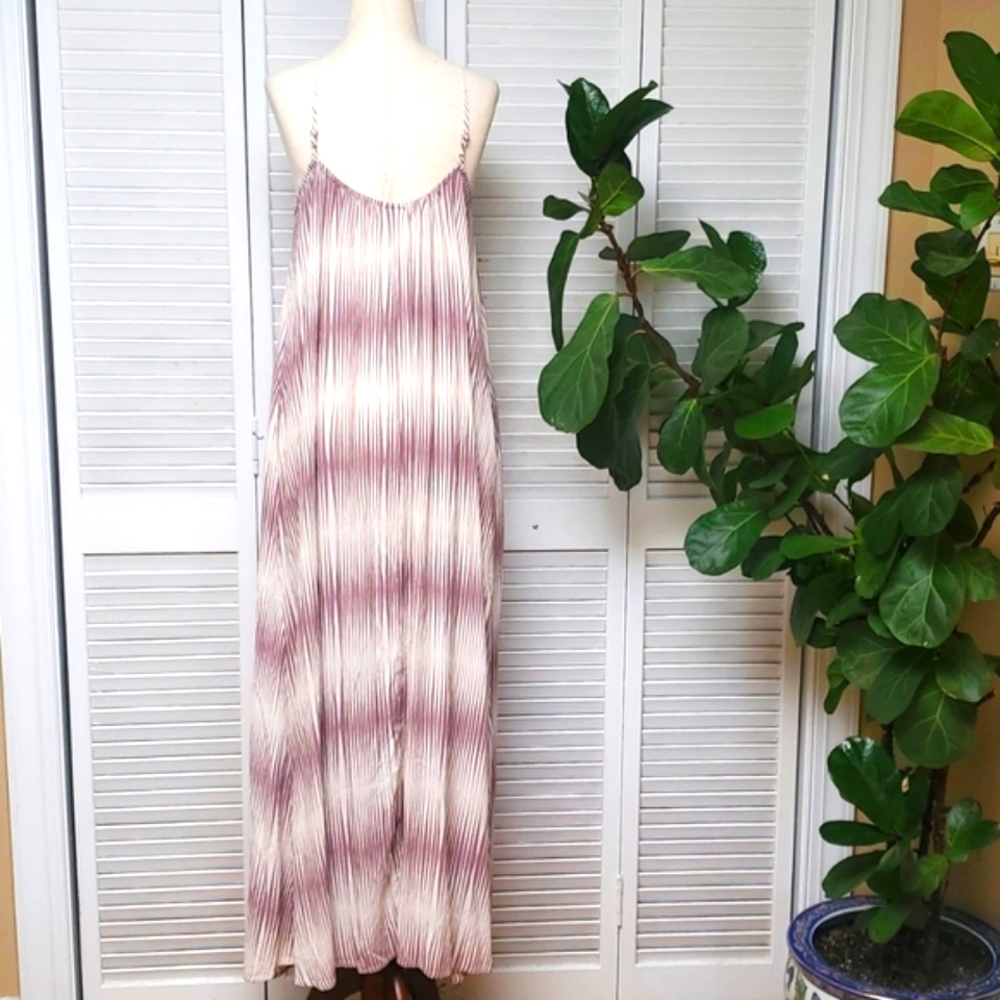 A New Day Women's Maxi Dress  Purple and White Ombre